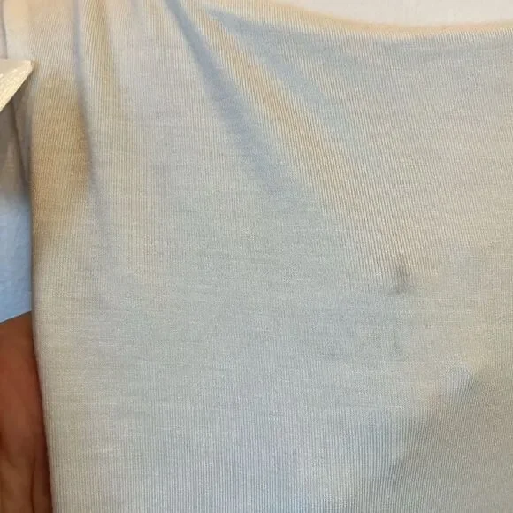 Athleta Heathered Gray/White REVERSIBLE SANTORINI HIGH NECK DRESS, size XL - Picture 10 of 12